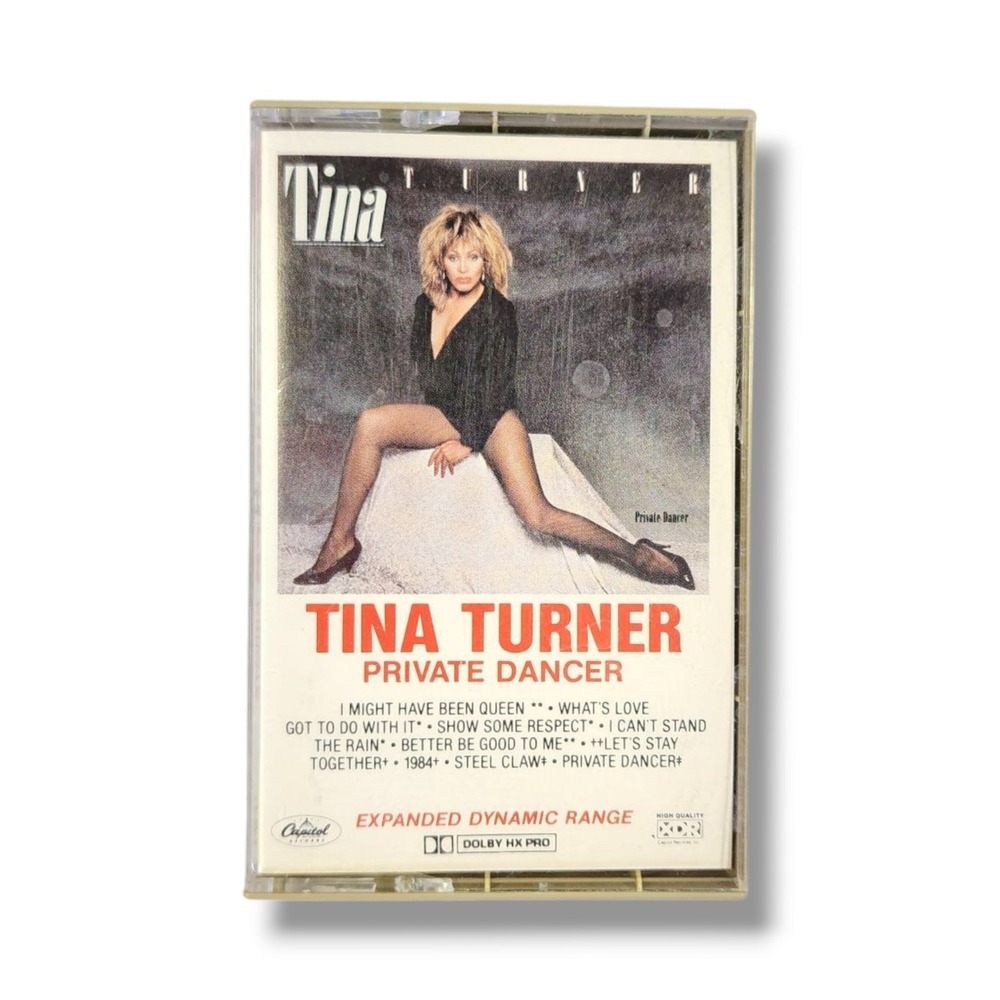 TINA TURNER PRIVATE DANCER 1984 CASSETTE TAPE VINTAGE CAPITAL RECORDS